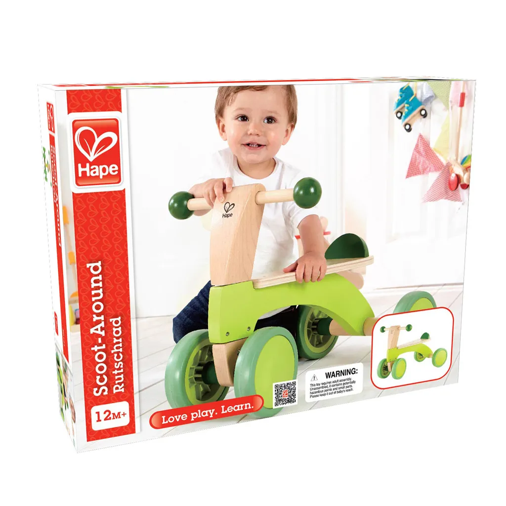 Roue Hape E0101 Push & Pull avec effets visuels et manche en bois - 7
