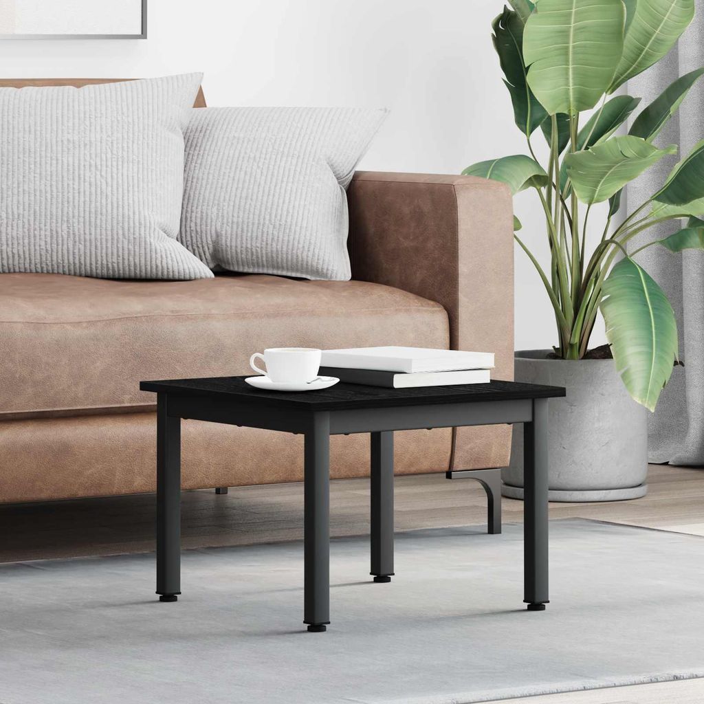 "Winter Sale" Couchtisch Schwarz Eichen-Optik 50 x 50 x 36 cm Holzwerkstoff - Couchtische Design Neu206551