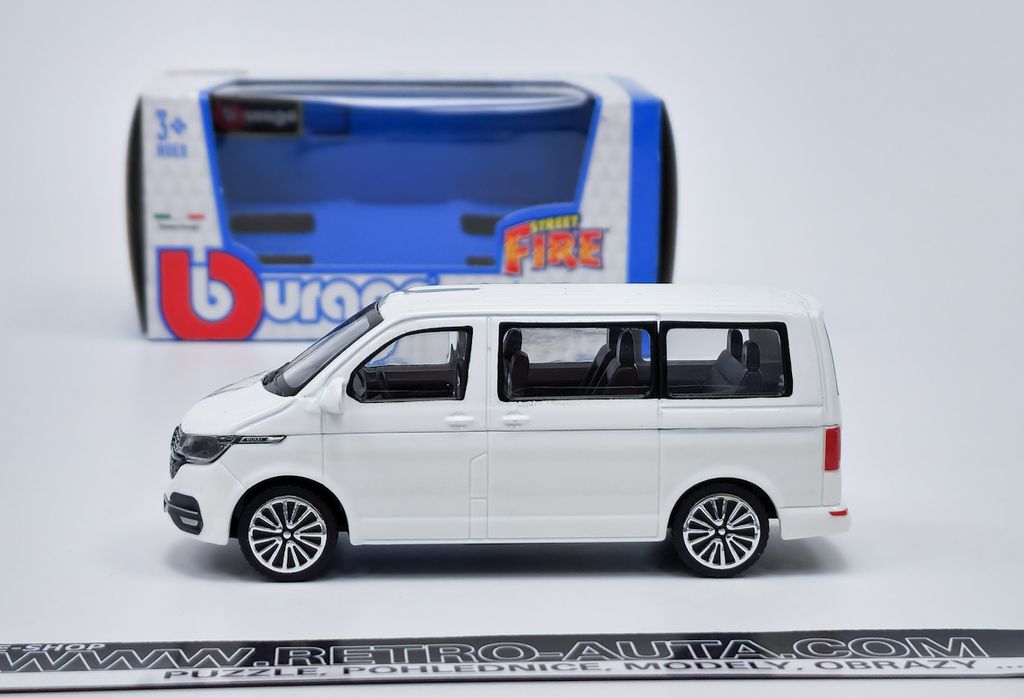 Bburago Volkswagen T6.1 Transporter weiss 2020 - Limited Produktbild 4