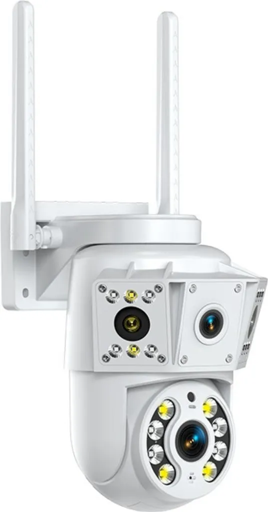 Caméra WiFi Double Objectif 1080P avec Vision Nocturne Couleur INF HD