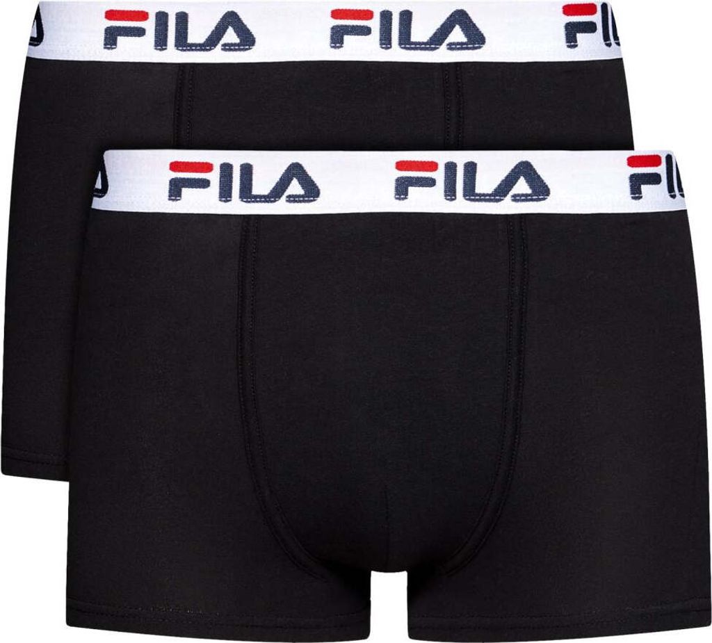 Fila Men's Boxers 2-Pack Black, S Produktbild 