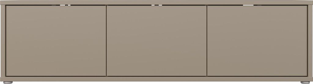 Lowboard >ALICE SPRINGS< in Taupe - 154,2x41,5x34,9cm (BxHxT)