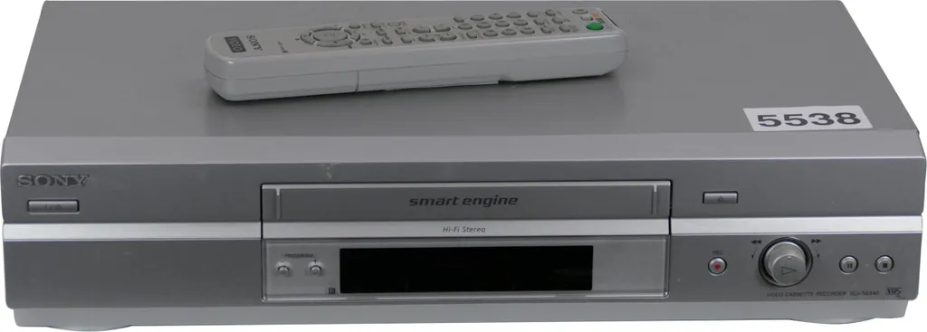 Lecteur Enregistreur Vidéo VHS Sony SLV-SE640D 4 Têtes Hi-Fi Nicam Gris