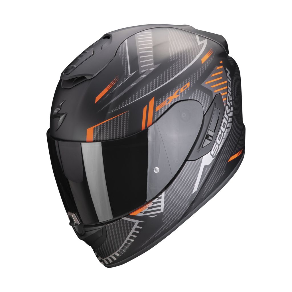 Scorpion Exo-1400 Evo Air Shell Matt-Schwarz / Orange L