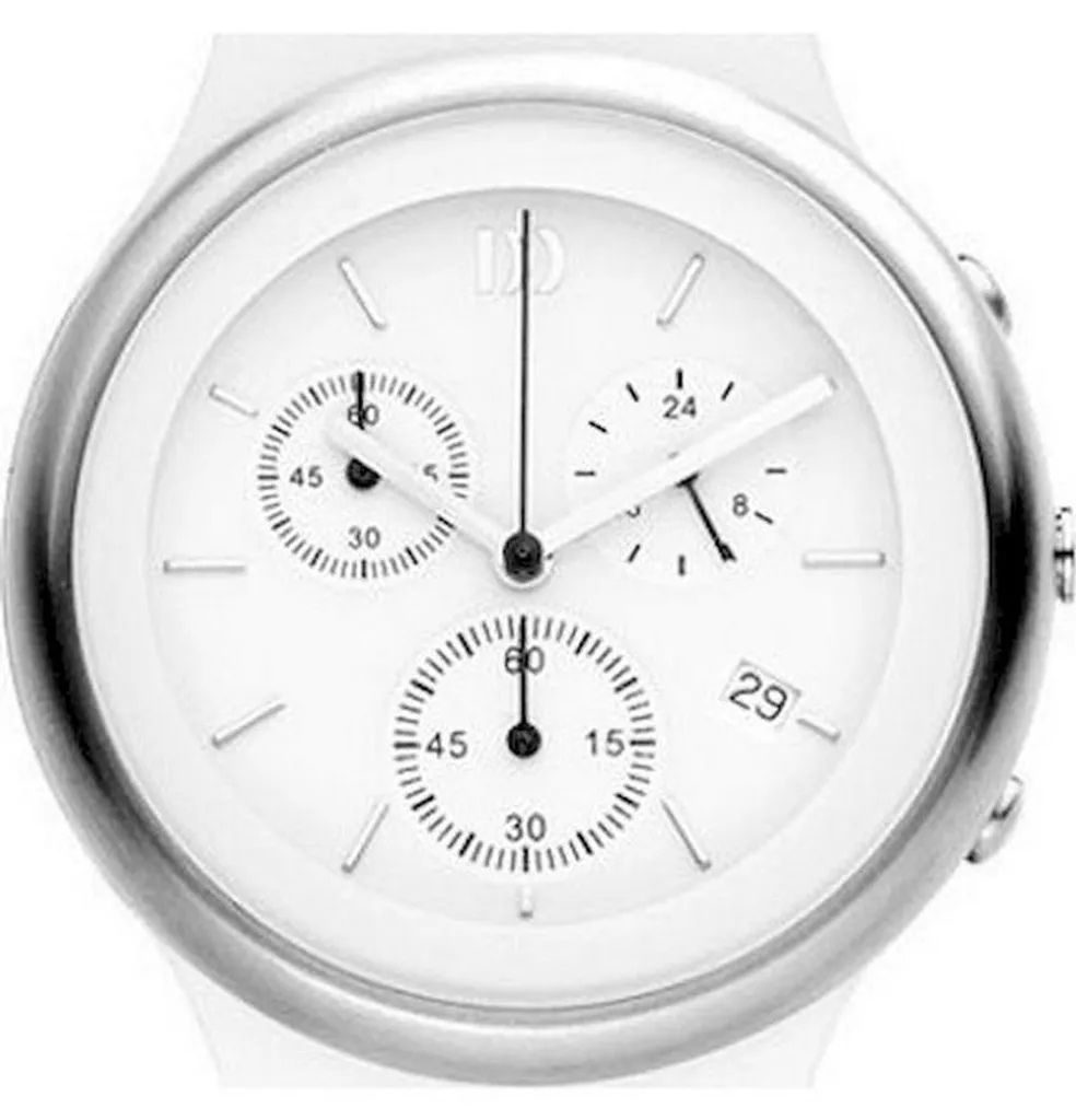 Montre Femme Chronographe Argentée - Design Danois Chic Modèle IV12Q892