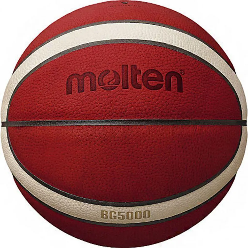 Casquette de Basketball Molten Fiba PP334 en Coton Ajustable Marron