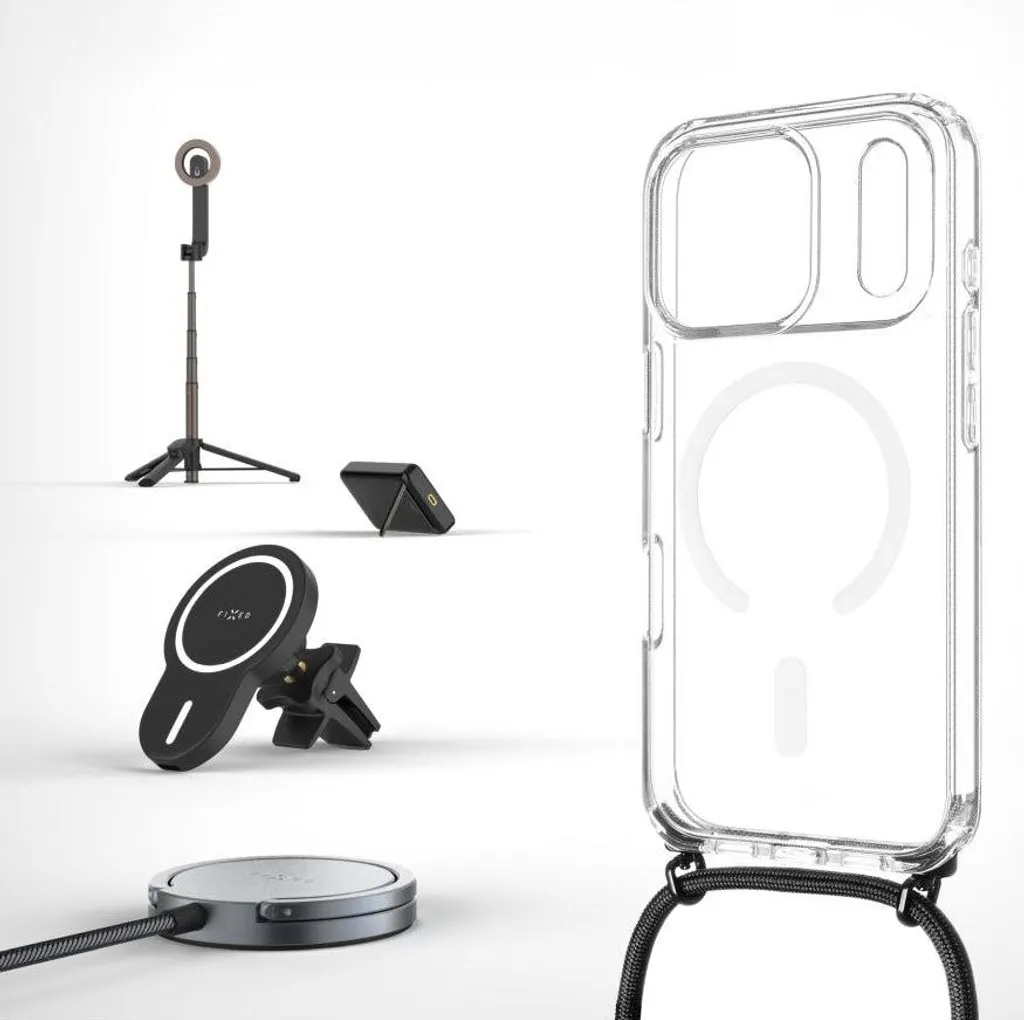 Coque à Cordon iPhone 17 Pro MagSafe Transparente avec Lanière Réglable - 3
