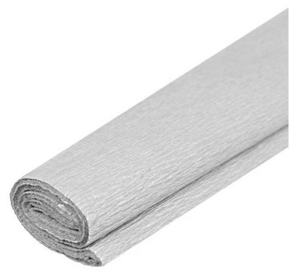 Papier crépon ASTRAPAP, 200 x 50cm, argent, 113021031 Image du produit 
