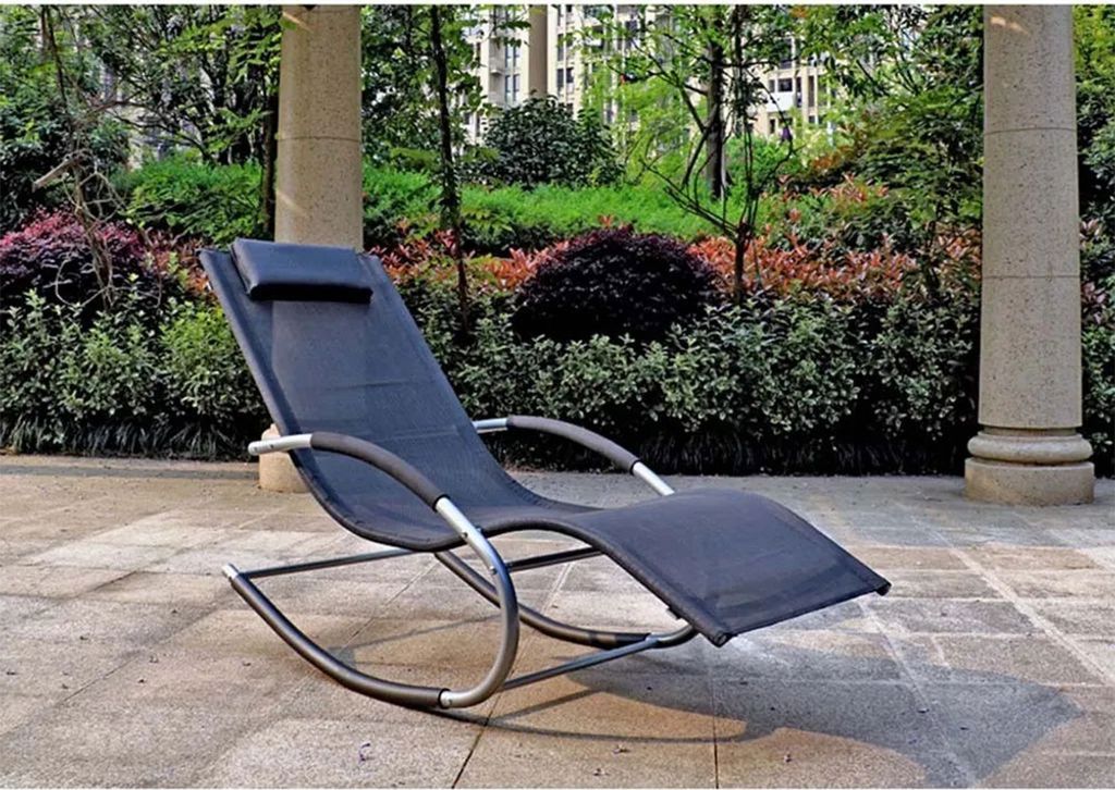 Lehátko Garden Pleasure Naxos černá ocel Obrázek produktu 3