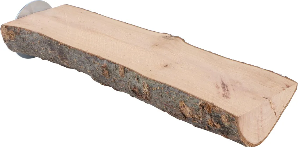 Pedana Artigianale in Legno per Pappagalli - Playground Naturale