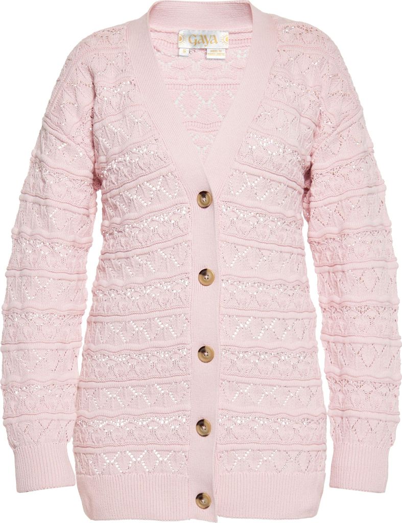 Gaya damen strickjacke - hellrosa, XL