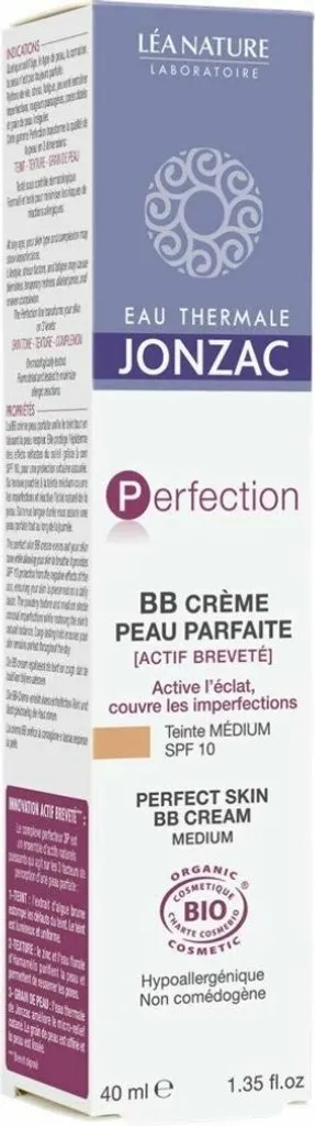 BB Crème Teint Medium Jonzac Perfection 40ml - Teint Unifié et Look Naturel