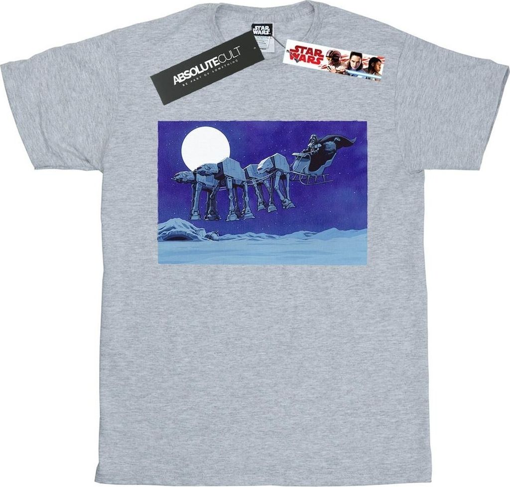 Star Wars - "AT-AT" T-Shirt für Herren BI46023 (XL) (Grau)