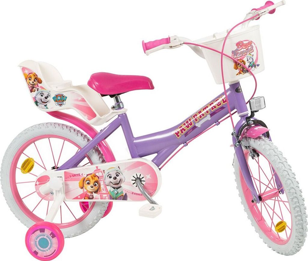 16 palců dětské dívčí kolo dívčí kolo Paw Patrol fialové Obrázek produktu 