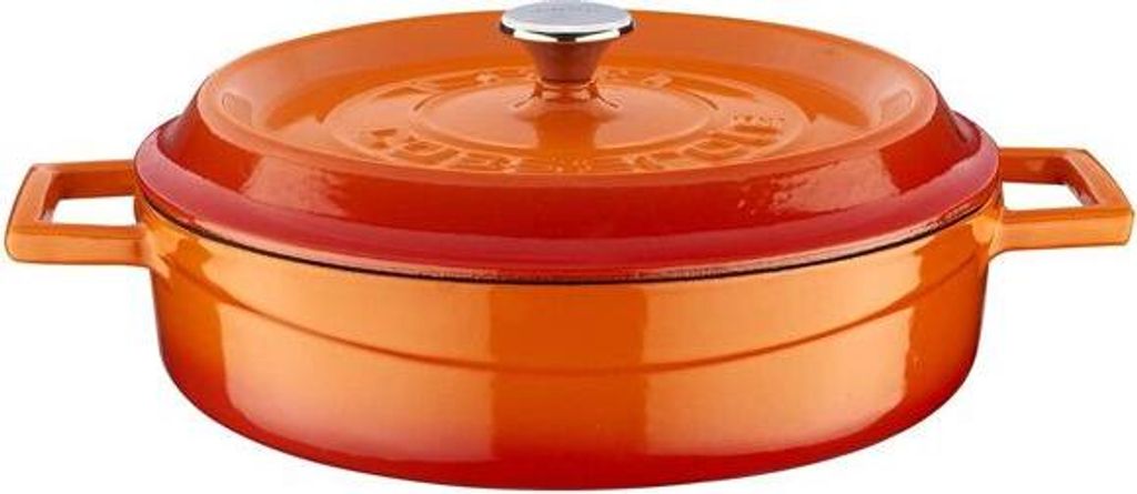 LAVA Metal Kastrol Ø 24 cm 24 L Litinový Oranžový Obrázek produktu 