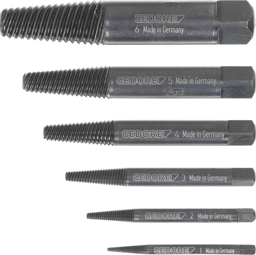 GEDORE 8551-66 Schraubenausdreher-Satz 6-teilig M3-M24, 6759700