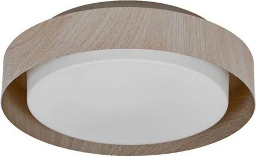 LEDVANCE plafoniera LED ORBIS MADRID 29cm 2xE27, legno Immagine del prodotto 