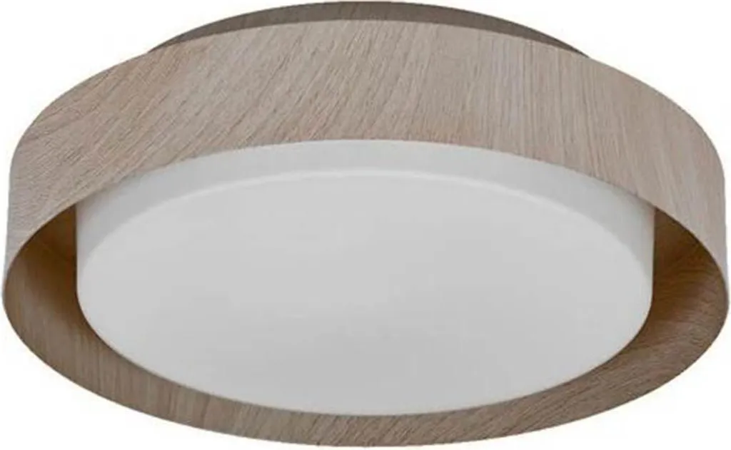 Lampada Soffitto LEDVANCE Orbis Madrid Legno 29cm | Design E27