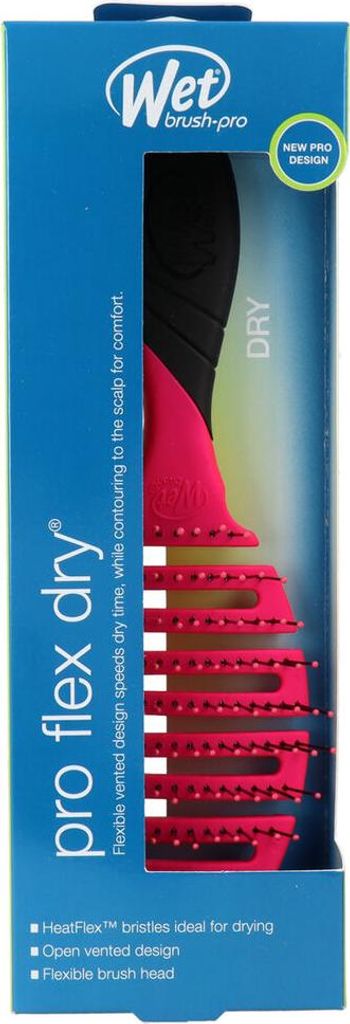 Wet Brush Pro Flex Dry, Erwachsener, Paddelhaarbürste, Pink, Einfarbig, 1 Stück(e)