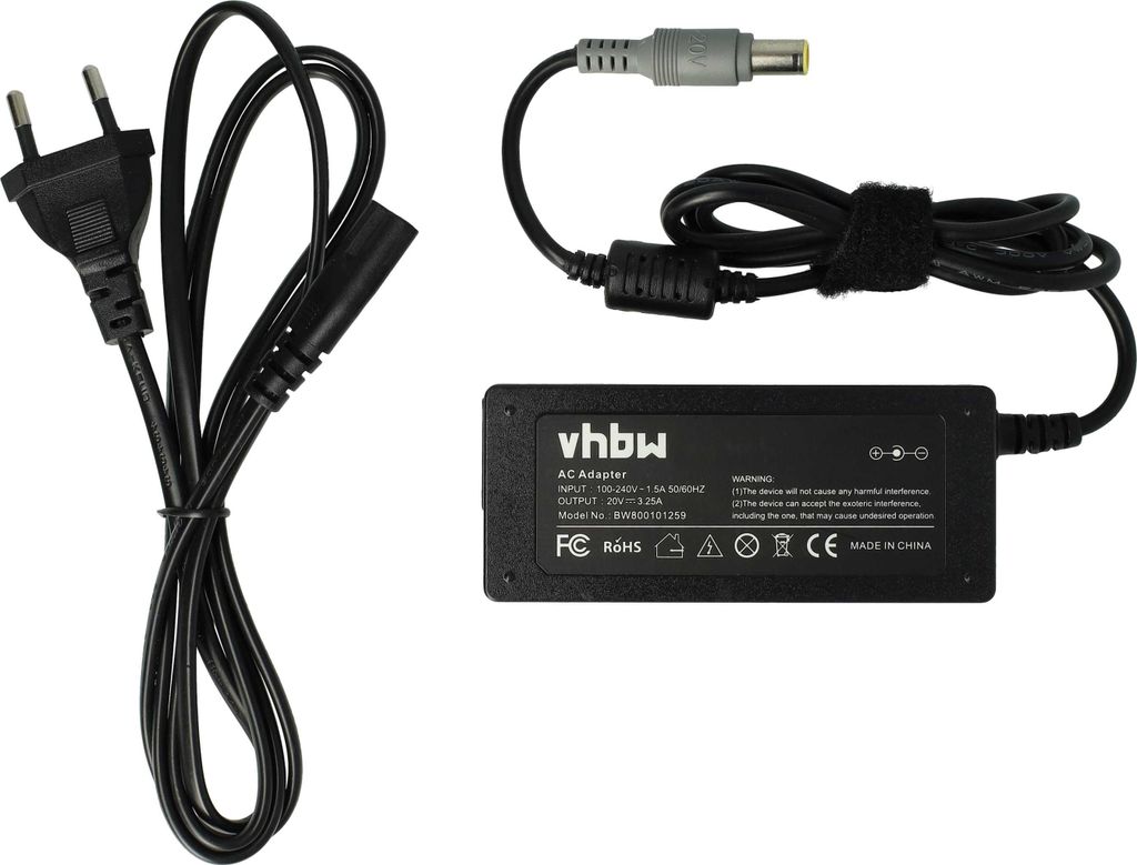 vhbw Netzteil kompatibel mit IBM Lenovo ThinkPad T530, T60, Produktbild 