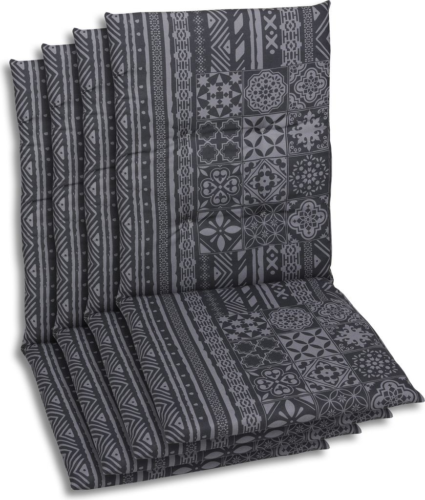 GO-DE Textil, Sesselauflage Mittellehner, 4er Set, Farbe: Produktbild 
