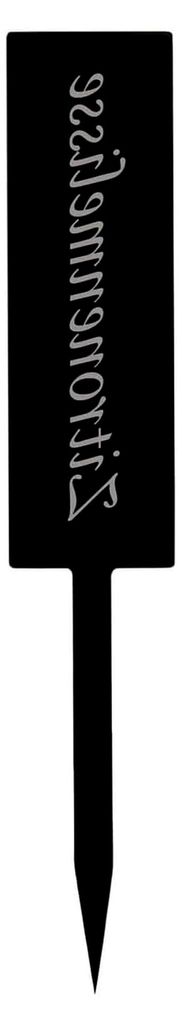 Pflanzschilder aus Acrylglas schwarz - Gartenstecker, Kräuterstecker, Pflanzenstecker - Auswahl und Wunschname - wetterfest und elegant, Pflanzenn...