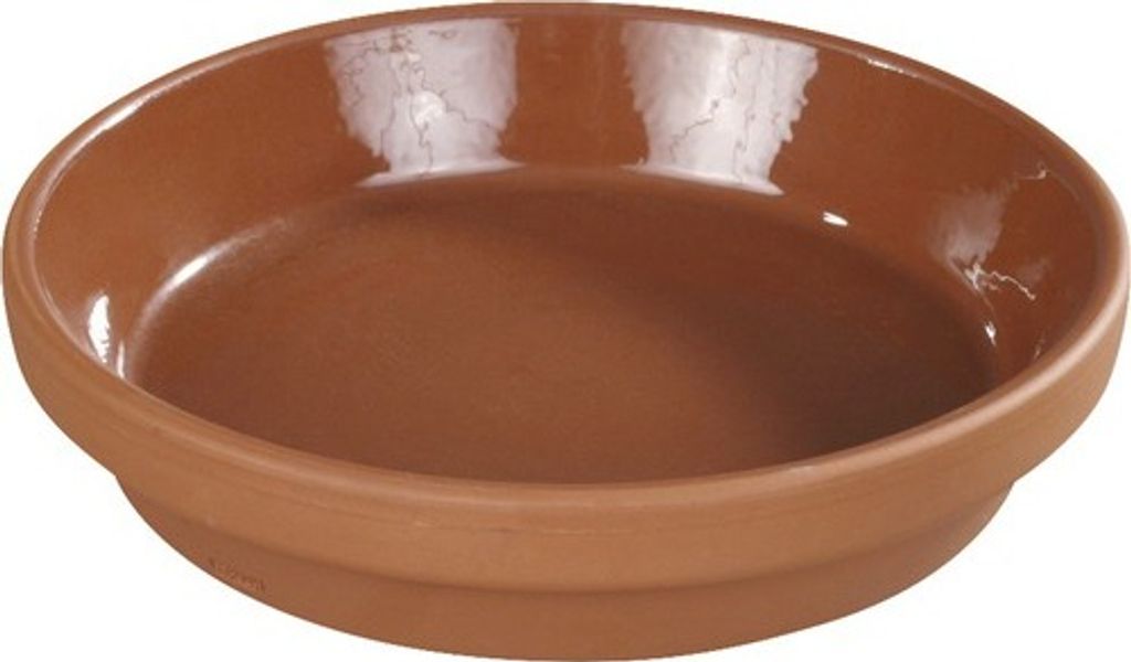 Hlinená miska pod kvetináč terakota glazovaná Ø 26 cm Obrázok produktu 