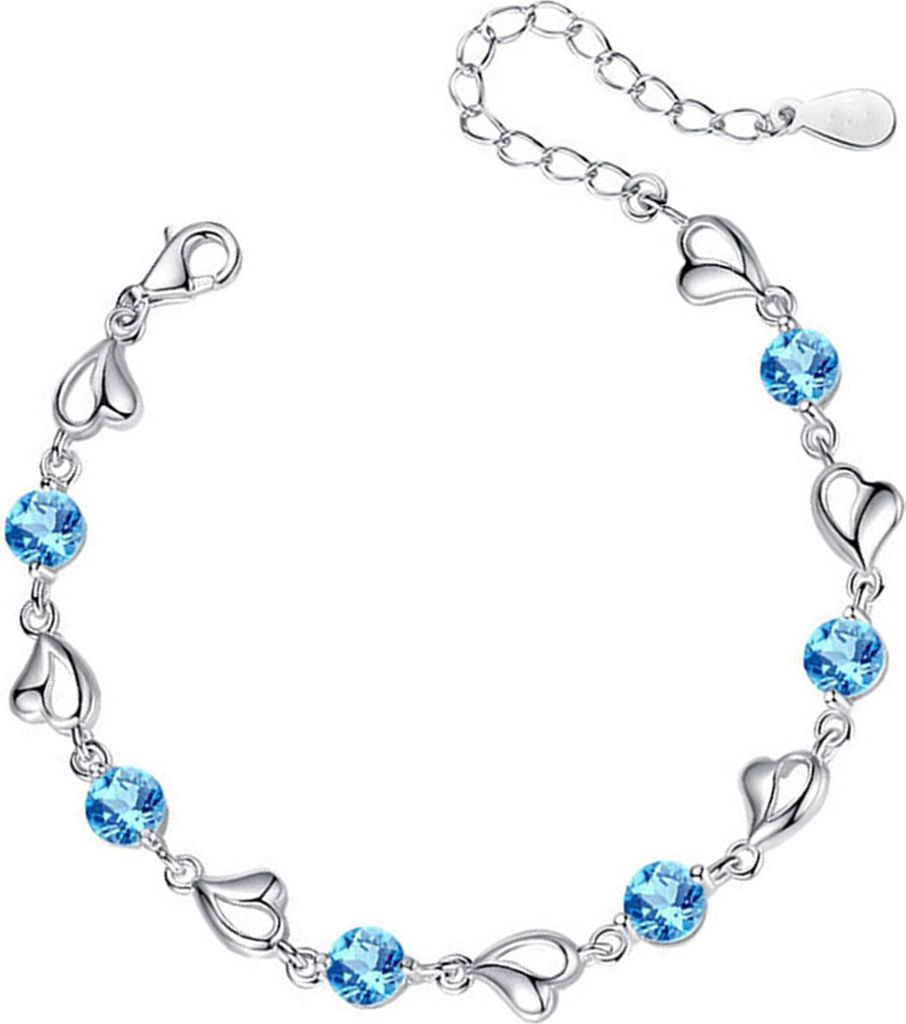 Damen-Armband mit Herz-Strass-Charm, Kettenarmband, Zinklegierung, Armband, Handgelenkschmuck für Valentinstag, Geburtstagsparty