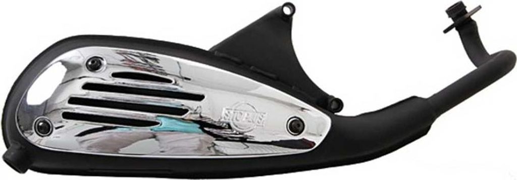 SITO PLUS Schalldämpfer "Sport" Stahl schwarz/silber