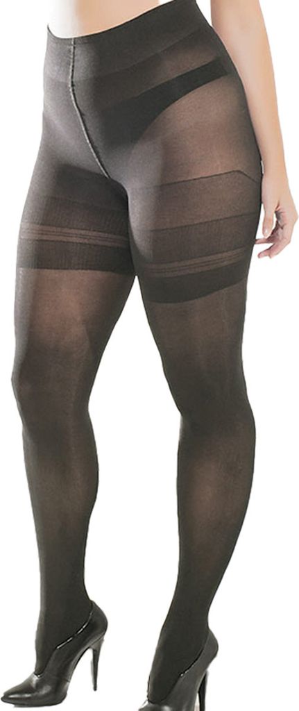 Strumpfhose für weibliche Kurven SIBILLA 40DEN black-S