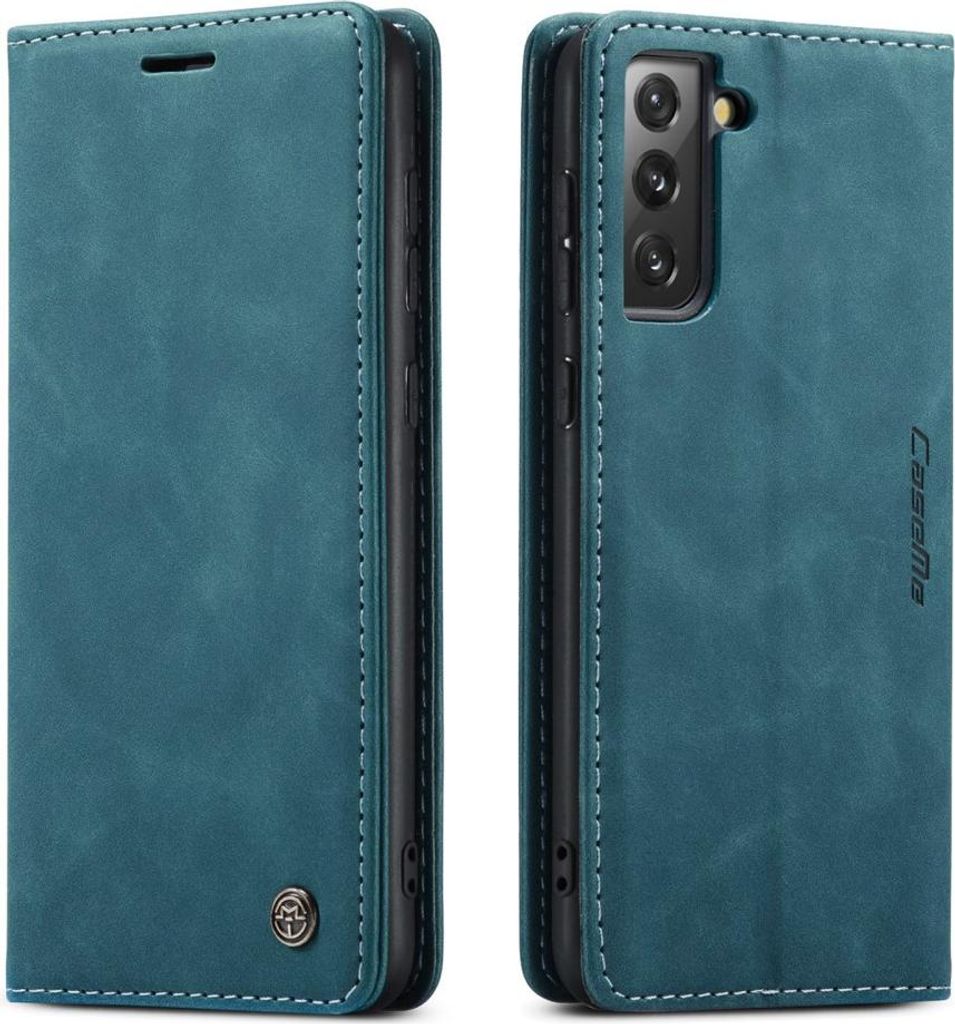 Samsung Galaxy S21 FE Hülle - CaseMe 013 Klapphülle - Blau Produktbild 