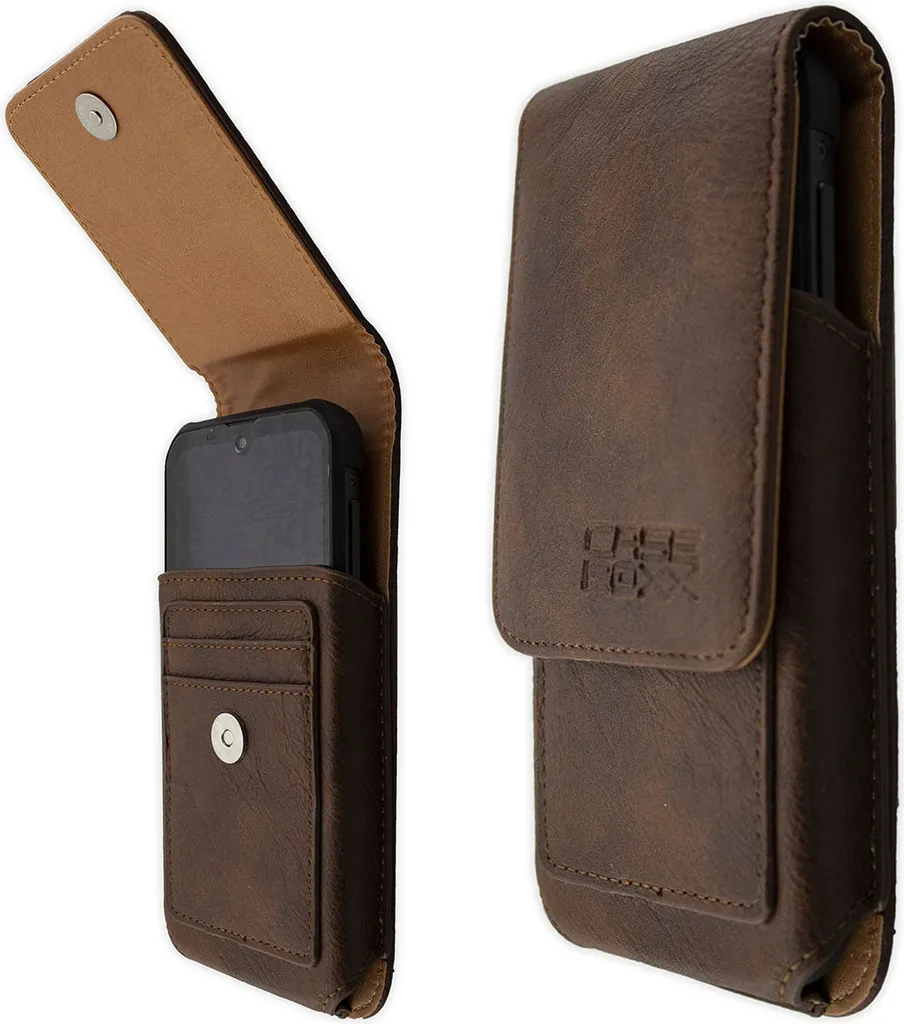 Custodia Pelle caseroxx Blackview BV9800 Pro - Marrone Business Outdoor