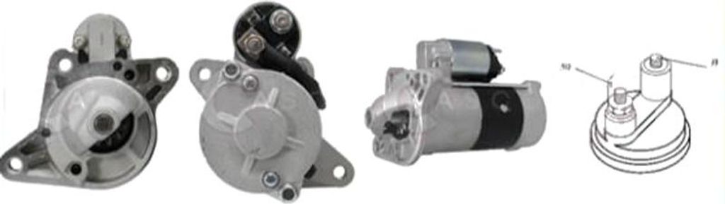 CASCO CST35146AS Starter Anlasser 2,30kW für MAZDA 5 (CR19) 12V