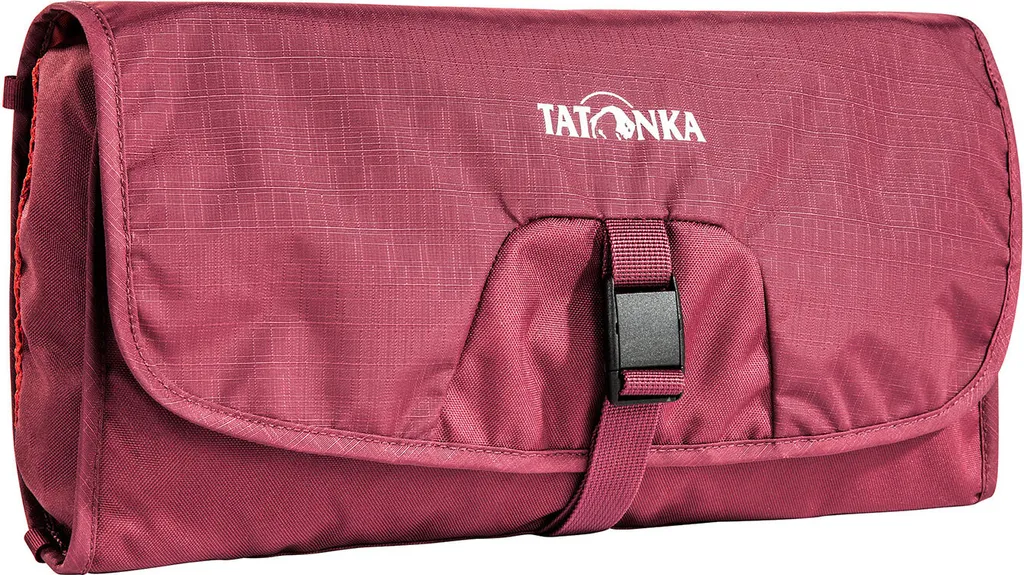 Tatonka Travelcare Bordeaux Red: Beauty Case da Viaggio Robusto e Appendibile