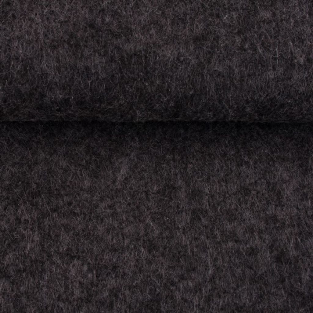 Filz Carsten 5mm Dunkelgrau Meliert 670 g/m², 0,25m, Stoffe Produktbild 