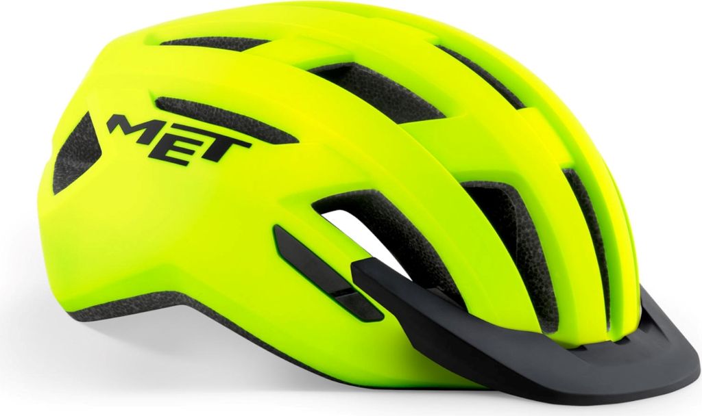 MET Fahrradhelm Allroad , Neongelb - Matt, M