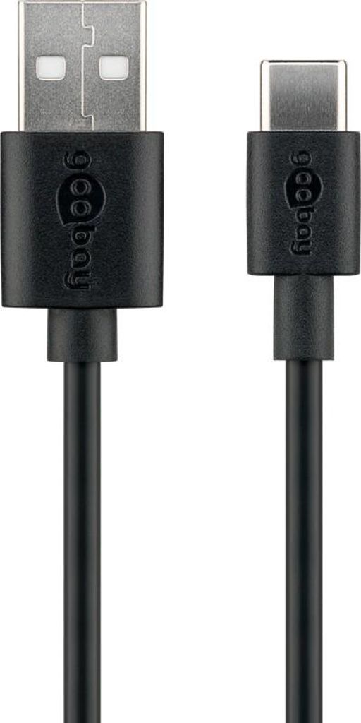 Goobay USB-C Lade- und Synchronisationskabel, 15 W, 3 A, Produktbild 