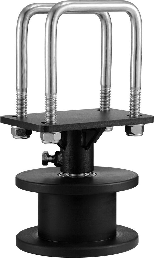 Schiebetor-Bausatz mit H-förmiger Nut und 4-spurigen Rädern für Ausleger