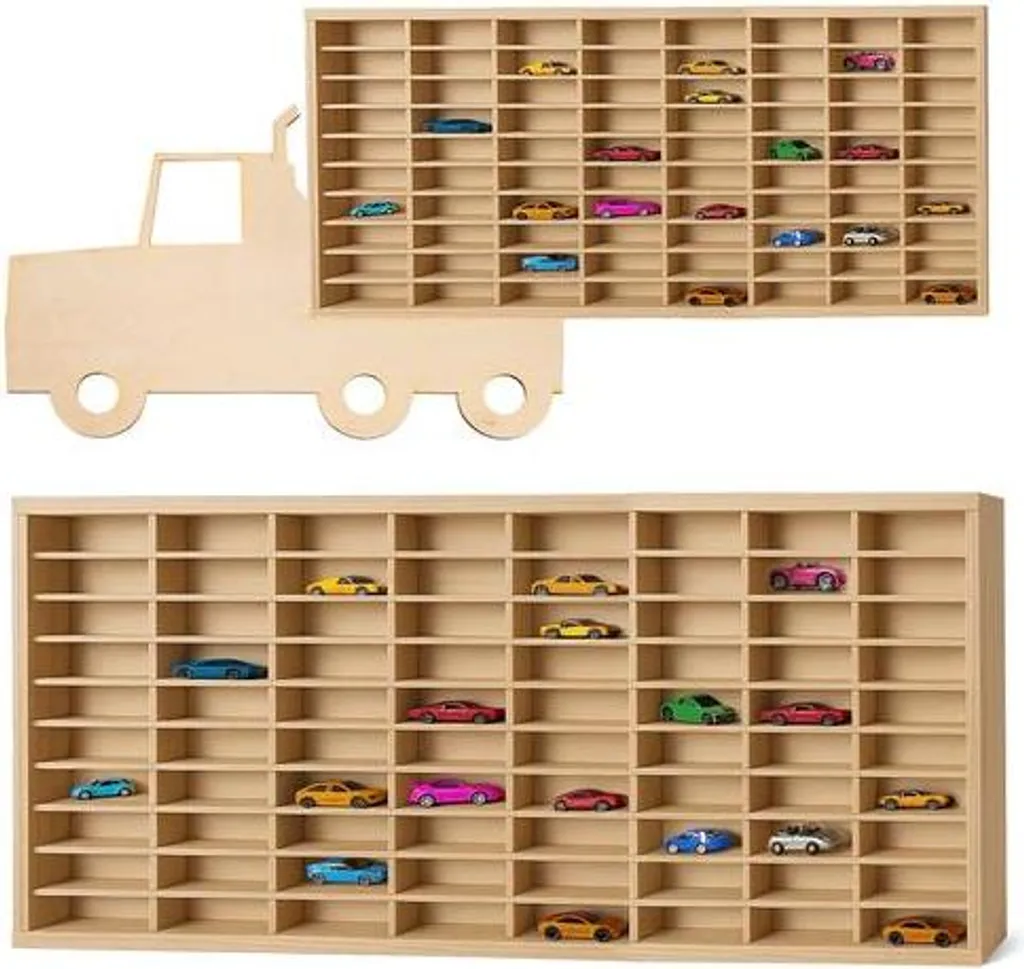 Organiseur mural pour chambre d'enfant - Étagère camion Kruzzel bois