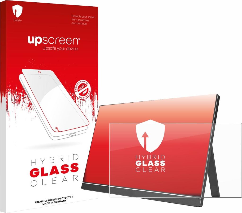 upscreen Schutzglas für Arzopa 60HZ/A1 15.6" Schutzfolie Panzer Folie Glas Display Schutz klar
