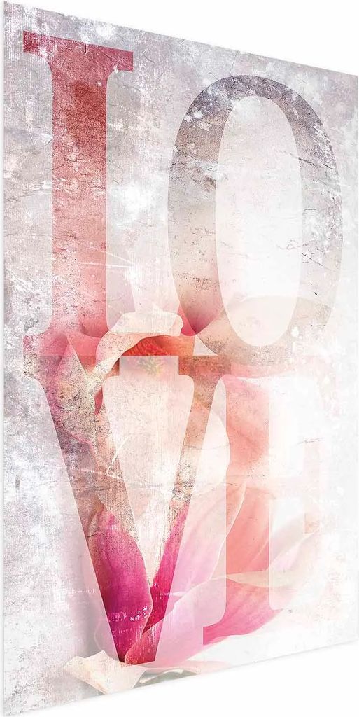 Posterpapier Poster - Magnolia Love 29.7x42 cm Text m-A-0898-ao-a