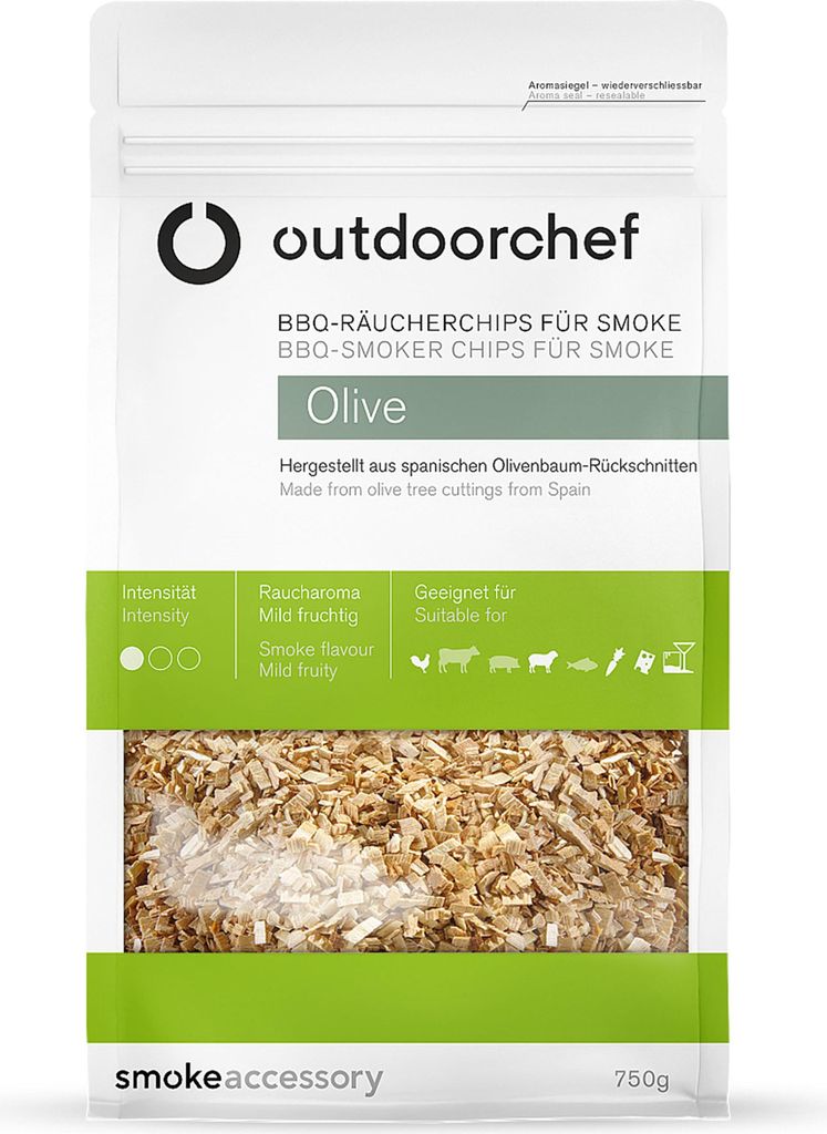Outdoorchef Zubehör Räucherchips Olive für Smoke Art.Nr. 14.523.19