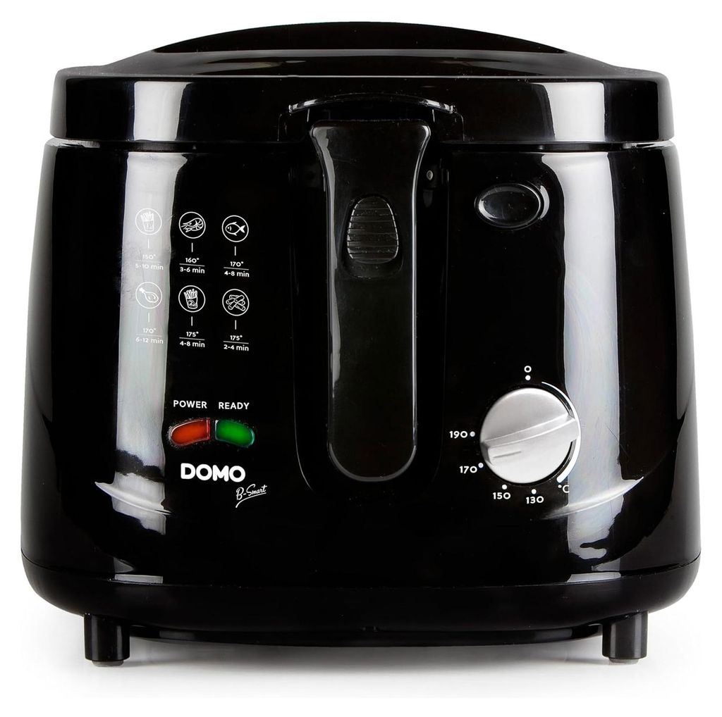 Friteuse met geurfilter DOMO DO461FR 2,5 liter zwart Productafbeelding 