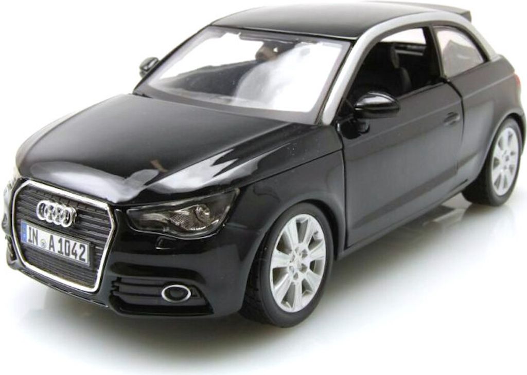 Bburago 18-22127 - Modellino di auto - Audi A1 (nero, scala Immagine del prodotto 