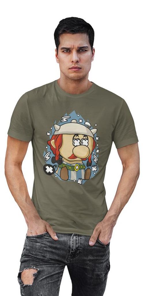 D&B Uni Polo PC00077 Obelix MilitärGrün-Größe 4XL