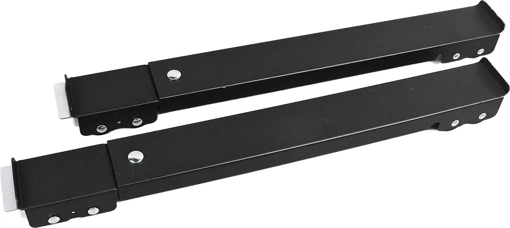 Dolly Extensible pour Machine à Laver 300kg Noir avec Freins de Sécurité