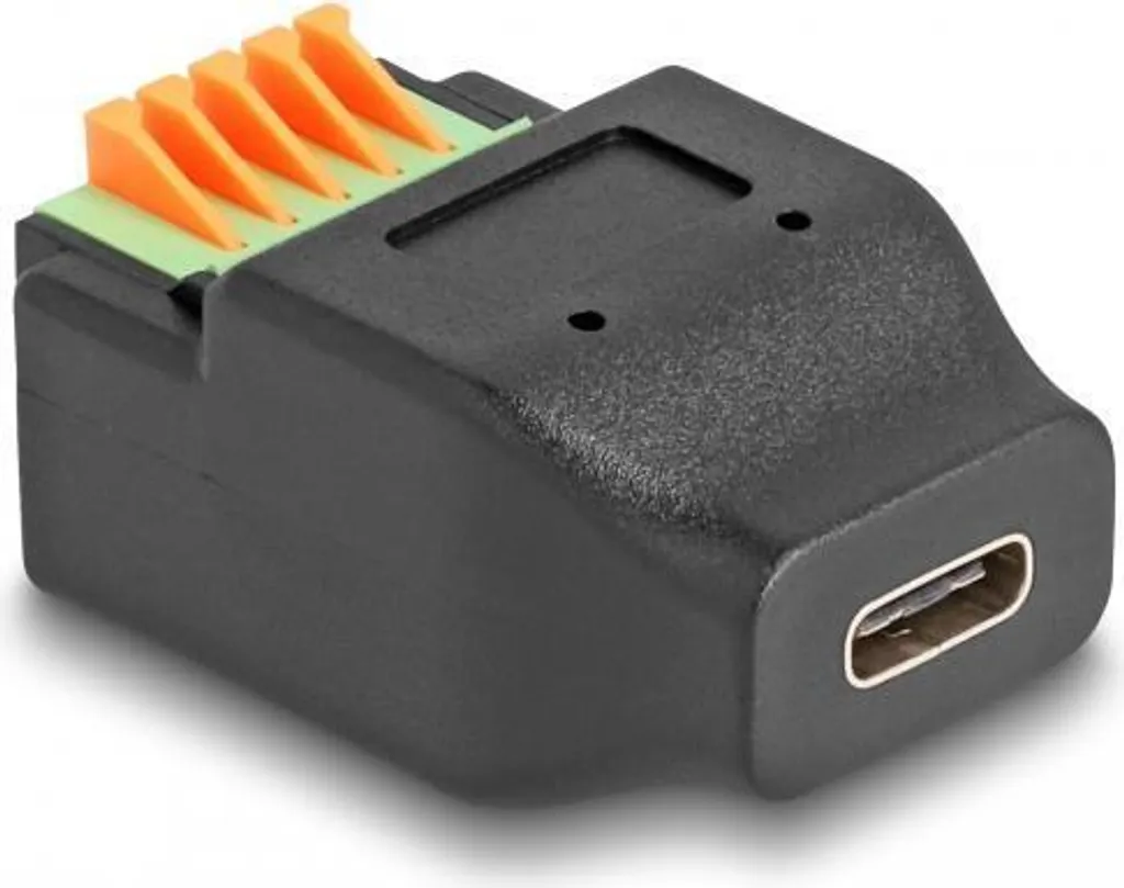 Adattatore USB-C a Morsettiera Delock 66457 | Cablaggio Rapido 5 Pin