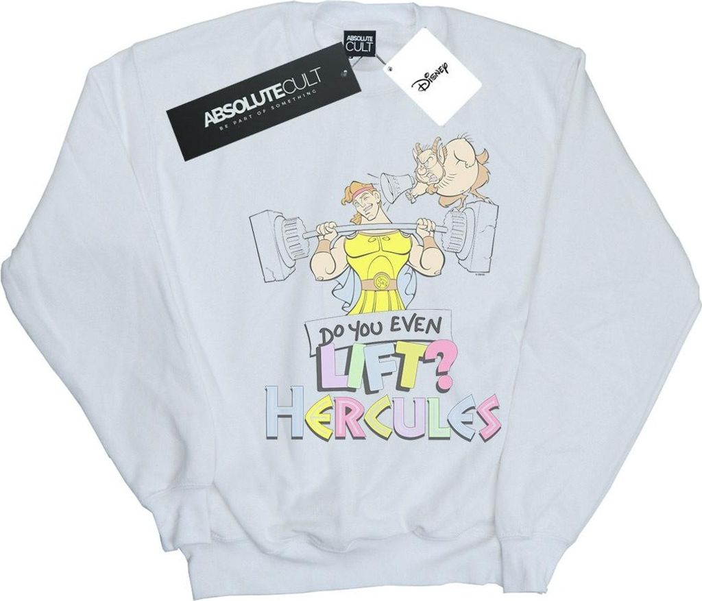 Disney - "Do You Even Lift?" Sweatshirt für Herren BI17695 (4XL) (Weiß)