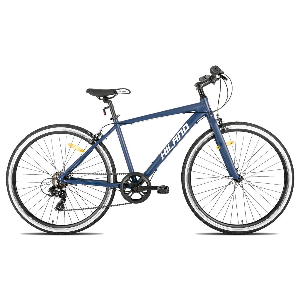 Hiland 700c Cityrad Damenrad Shimano 7 Gang Hybrid Fahrrad Produktbild 2
