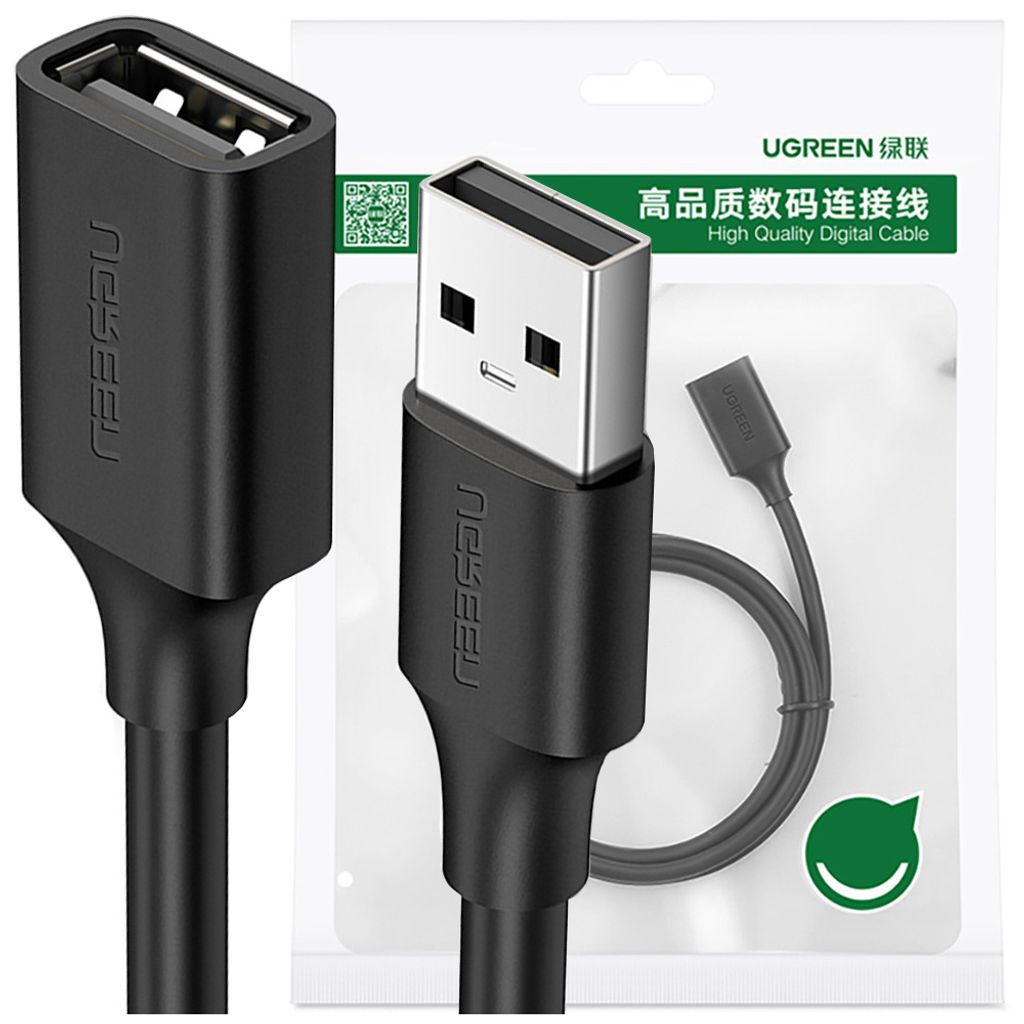 Ugreen Przedłużka Adapter Usb 2.0 0,5M Czarny (Us103) Zdjęcie produktu 